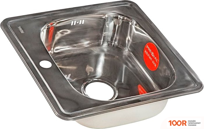 Кухонная мойка Premial PL 4848 (ПОЛИРОВАННАЯ, 0.6 ММ) (137492)