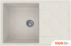 Кухонная мойка Practik PR-M 735-001 (БЕЛЫЙ КАМЕНЬ) (137482)