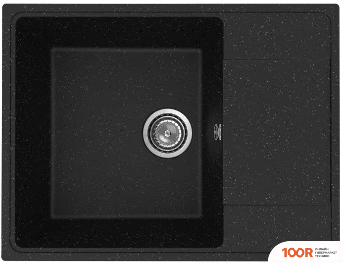 Кухонная мойка Practik PR-M 650-004 (ЧЕРНЫЙ ОНИКС) (137481)