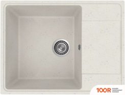Кухонная мойка Practik PR-M 650-001 (БЕЛЫЙ КАМЕНЬ) (137478)