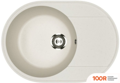 Кухонная мойка Practik PR-M 610-001 (БЕЛЫЙ КАМЕНЬ) (137474)