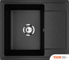 Кухонная мойка Practik PR-M 575-004 (ЧЕРНЫЙ ОНИКС) (137469)