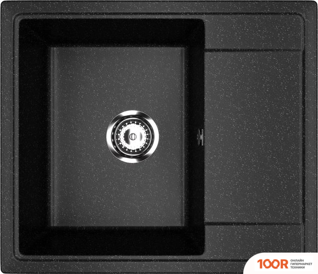 Кухонная мойка Practik PR-M 575-004 (ЧЕРНЫЙ ОНИКС) (137469)