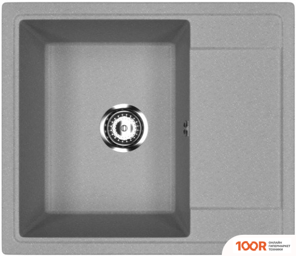 Кухонная мойка Practik PR-M 575-003 (СВЕТЛО-СЕРЫЙ) (137468)