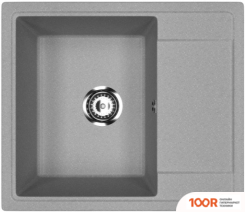 Кухонная мойка Practik PR-M 575-003 (СВЕТЛО-СЕРЫЙ) (137468)