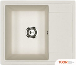 Кухонная мойка Practik PR-M 575-001 (БЕЛЫЙ КАМЕНЬ) (137466)