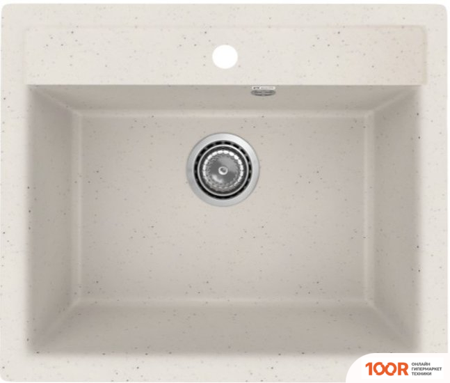 Кухонная мойка Practik PR-M 565-001 (БЕЛЫЙ КАМЕНЬ) (137462)