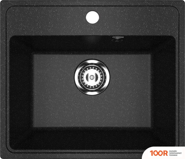 Кухонная мойка Practik PR-M 490-004 (ЧЕРНЫЙ ОНИКС) (137461)