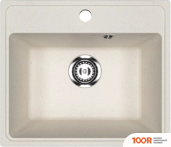 Кухонная мойка Practik PR-M 490-001 (БЕЛЫЙ КАМЕНЬ) (137458)