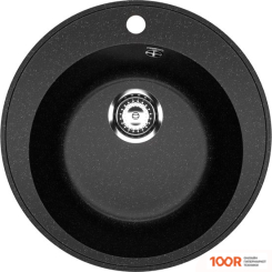 Кухонная мойка Practik PR-M 475-004 (ЧЕРНЫЙ ОНИКС) (137457)