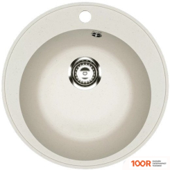 Кухонная мойка Practik PR-M 475-001 (БЕЛЫЙ КАМЕНЬ) (137454)