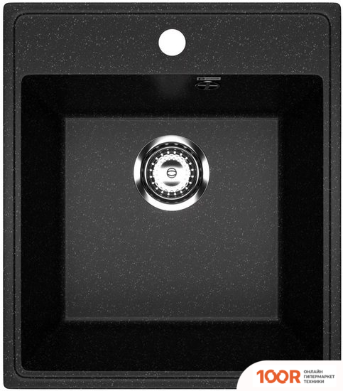 Кухонная мойка Practik PR-M 425-004 (ЧЕРНЫЙ ОНИКС) (137453)