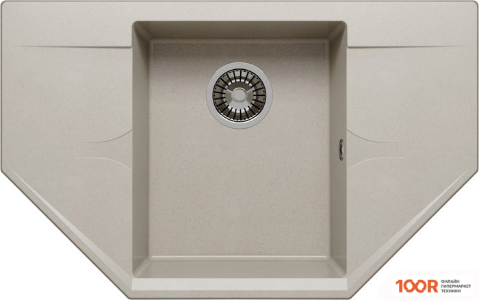 Кухонная мойка Polygran RIFF-800 (СЕРЫЙ 14) (137447)