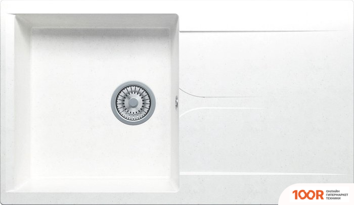 Кухонная мойка Polygran GALS-860 (БЕЛЫЙ ХЛОПОК 36) (137426)