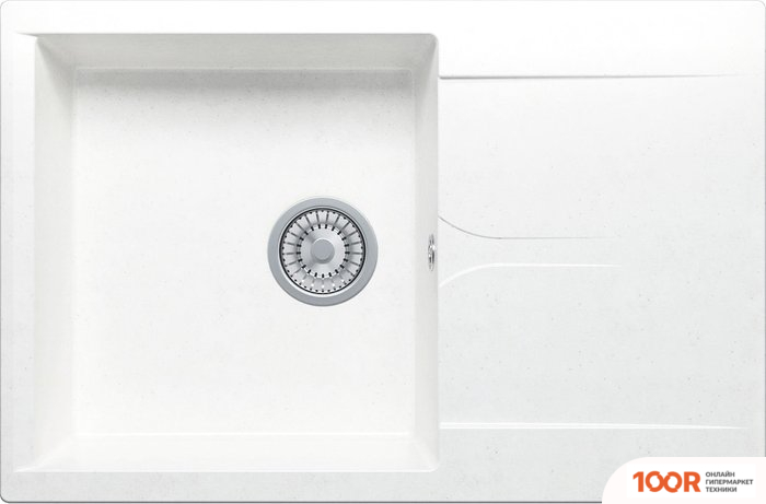 Кухонная мойка Polygran GALS-760 (БЕЛЫЙ ХЛОПОК 36) (137423)