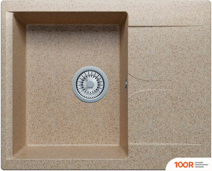 Кухонная мойка Polygran GALS 620 (ПЕСОЧНЫЙ 302) (137398)