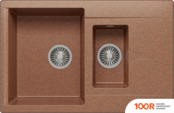 Кухонная мойка Polygran BRIG-770 (ТЕРРАКОТ 307) (137365)