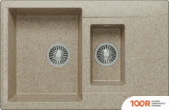 Кухонная мойка Polygran BRIG-770 (ПЕСОЧНЫЙ 302) (137363)