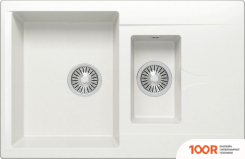 Кухонная мойка Polygran BRIG-770 (БЕЛЫЙ ХЛОПОК 36) (137362)