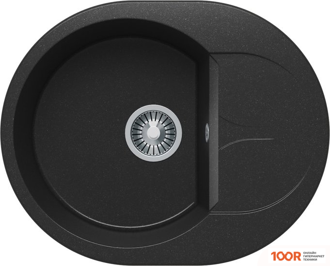 Кухонная мойка Polygran ATOL-620 (ЧЕРНЫЙ 16) (137312)