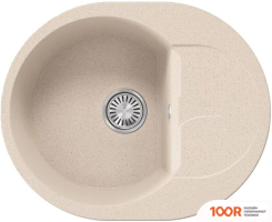 Кухонная мойка Polygran ATOL-620 (КРЕМОВЫЙ) (137307)