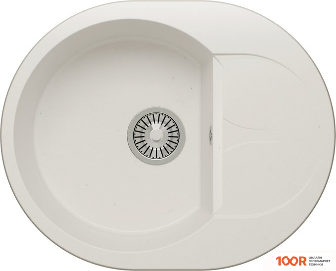 Кухонная мойка Polygran ATOL-620 (БЕЛЫЙ ХЛОПОК 36) (137305)