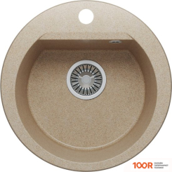 Кухонная мойка Polygran ATOL-460 (ПЕСОЧНЫЙ 302) (137289)