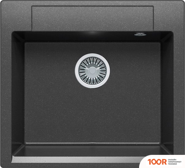Кухонная мойка Polygran ARGO-560 (ЧЕРНЫЙ 16) (137272)