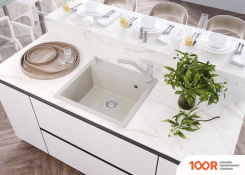 Кухонная мойка Polygran ARGO-560 (ПЕСОЧНЫЙ 302) (137269)