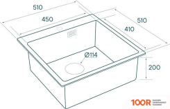 Кухонная мойка Paulmark VELTEN PM905151-BG (137193)