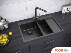 Кухонная мойка Paulmark UNION L PM537851-GML (137175)