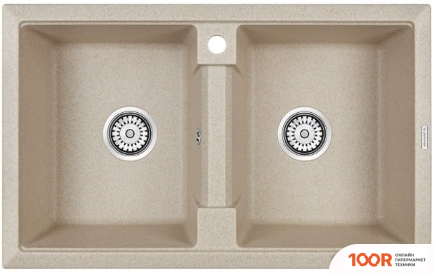 Кухонная мойка Paulmark TANDEM 80/2 PM238150-BE (137157)