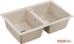 Кухонная мойка Paulmark TANDEM 80/2 PM238150-BE (137157)