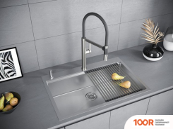 Кухонная мойка Paulmark PM707551-BS (137126)