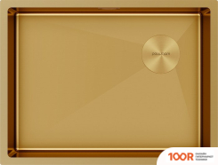 Кухонная мойка Paulmark NEXT-SKEW 58 UNI PM885844-BG (ЗОЛОТО/БРАШИРОВАННОЕ ЗОЛОТО) (137080)