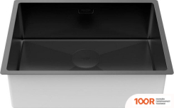 Кухонная мойка Paulmark NEXT 58 UNI PM215844-MBN (ЧЕРНЫЙ/ЧЕРНЫЙ МАТОВЫЙ) (137066)