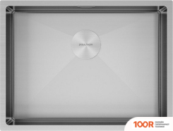 Кухонная мойка Paulmark NEXT 58 UNI PM215844-BS (СТАЛЬНОЙ/БРАШИРОВАННАЯ СТАЛЬ) (137063)