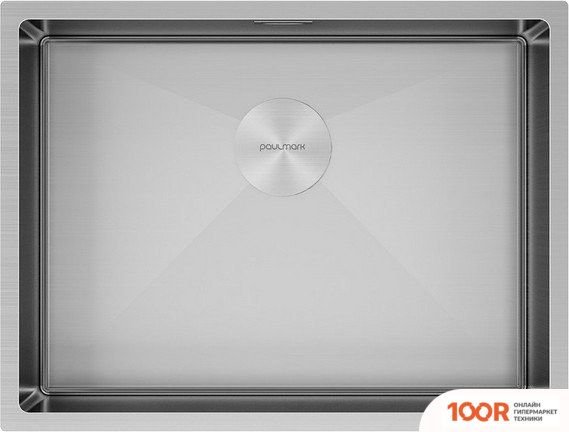 Кухонная мойка Paulmark NEXT 58 UNI PM215844-BS (СТАЛЬНОЙ/БРАШИРОВАННАЯ СТАЛЬ) (137063)