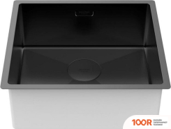 Кухонная мойка Paulmark NEXT 48 UNI PM214844-MBN (ЧЕРНЫЙ/ЧЕРНЫЙ МАТОВЫЙ) (137055)