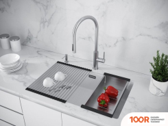 Кухонная мойка Paulmark LUMI LU74SK-WH (137040)