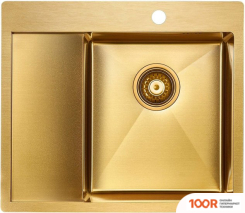 Кухонная мойка Paulmark KRONER 59F PM225951-GML (136975)