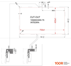 Кухонная мойка Omoikiri YAMAKAWA 75 INTEGRA-GB 4997275 (ГРАФИТ) (136771)
