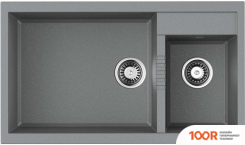 Кухонная мойка Omoikiri TEDORI 86-2-LB GR (LENINGRAD GREY) (136723)