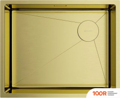 Кухонная мойка Omoikiri TAKI 54-U/IF SIDE SF LG (СВЕТЛОЕ ЗОЛОТО) (136605)