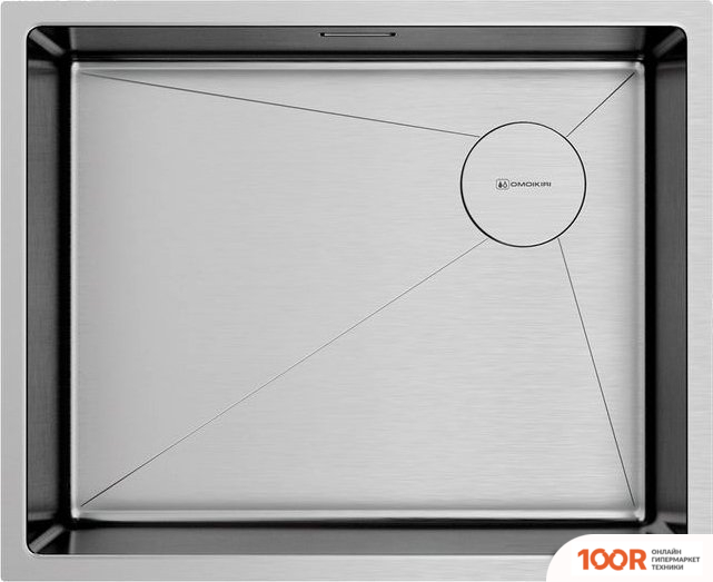 Кухонная мойка Omoikiri TAKI 54-U/IF SIDE SF IN (НЕРЖАВЕЮЩАЯ СТАЛЬ) (136604)