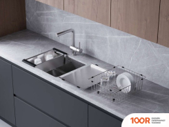 Кухонная мойка Omoikiri TADZAVA 54-U/I-LG ULTRA (СВЕТЛОЕ ЗОЛОТО) (136593)