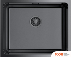 Кухонная мойка Omoikiri TADZAVA 54-U/I-GM ULTRA 4993267 (ВОРОНЕНАЯ СТАЛЬ) (136592)