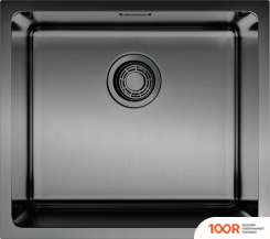 Кухонная мойка Omoikiri TADZAVA 49-U/I-GM 4993076 (ВОРОНЕНАЯ СТАЛЬ) (136588)