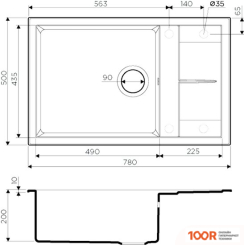 Кухонная мойка Omoikiri SUMI 78-LB-SA (БЕЖЕВЫЙ) (136561)