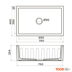 Кухонная мойка Omoikiri MIKURA 76-TOKYO 2 (136393)